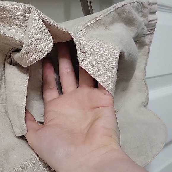 J Crew Thompson Cotton/Linen Blend Lightweight Cream Blazer Jacket Size 40 - Picture 4 of 11